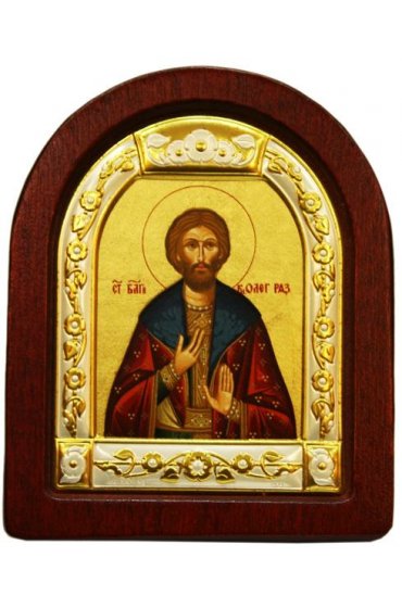 Икона Олег Брянский 11*9 см, арт ДВ-384