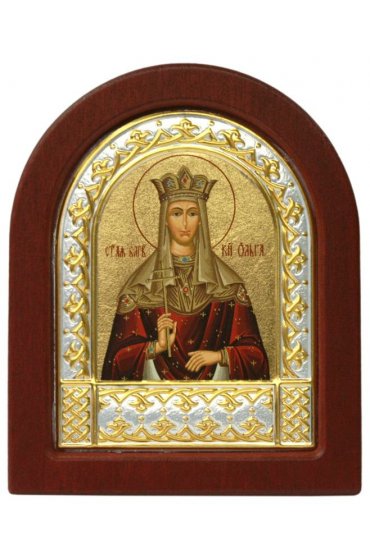 Икона Ольга Равноапостольная 11*9 см, арт ДВ-386