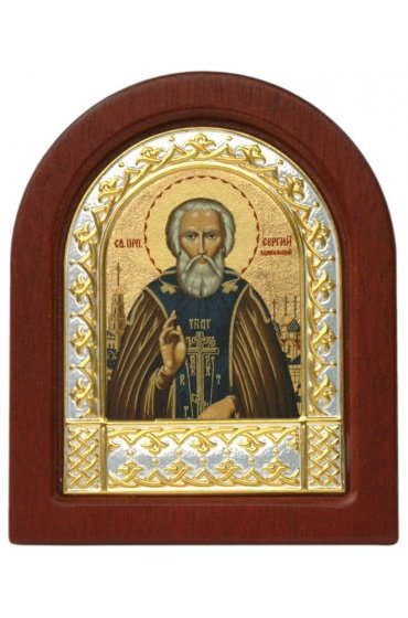 Икона Сергий Радонежский 11*9 см, арт ДВ-393