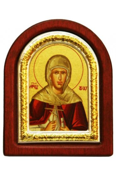 Икона Фотиния Святая 7*6 см, арт ДВ-399