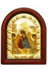 Икона Святая Троица 7*6 см, арт ДВ-401