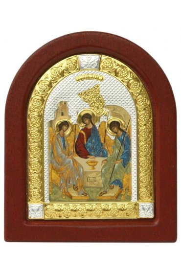 Икона Святая Троица 11*9 см, арт ДВ-402