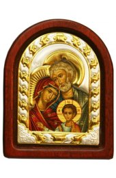 Икона Святое Семейство 7*6 см, арт ДВ-404