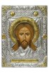 Икона Спас Нерукотворный в серебряном окладе, арт ДВ-418