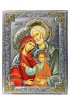 Икона Святое Семейство в серебряном окладе, арт ДВ-448