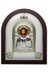 Икона Господь Вседержитель в серебряном окладе, арт ДВ-468-1
