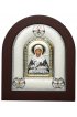 Икона Матрона Московская Блаженная в серебряном окладе, арт ДВ-485