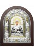 Икона Матрона Московская Блаженная в серебряном окладе, арт ДВ-488