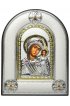Икона Божья Матерь Казанская в серебряном окладе, арт ДВ-497