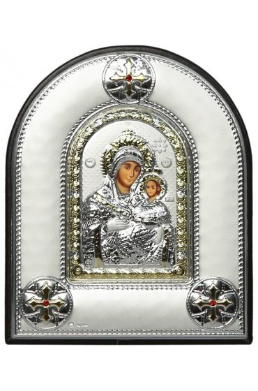 Икона Божья Матерь Вифлеемская в серебряном окладе, арт ДВ-498