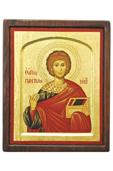 Икона Пантелеймон Целитель, арт ДВ-521