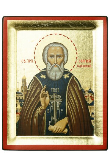 Икона Сергий Радонежский арт ДВ-541