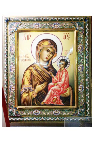 Икона Божья Матерь Тихвинская 24*20 см арт ДВ-547