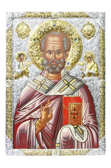 Икона Николай Чудотворец 50*35 см арт ДВ-552