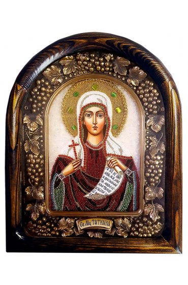 Икона Татиана Великомученица из бисера, арт ДИ-646