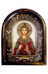 Икона Вероника Мученица из бисера, арт ДИ-648