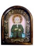 Икона Ксения Петербургская Блаженная из бисера, арт ДИ-652