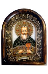 Икона Иоанн Кронштадтский из бисера, арт ДИ-630
