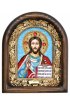 Икона Господь Вседержитель из бисера, арт ДИ-408