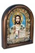 Икона Господь Вседержитель из бисера, арт ДИ-434