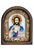 Икона Господь Вседержитель из бисера, арт ДИ-433