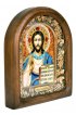 Икона Господь Вседержитель бисер и натуральные камни, арт ДИ-420