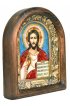 Икона Господь Вседержитель бисер и натуральные камни, арт ДИ-442