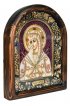 Икона Божией Матери Умягчение злых сердец бисер и натуральные камни, арт ДИ-341