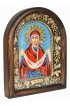 Икона Божией Матери Покров Пресвятой Богородицы из бисера, арт ДИ-024