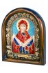Икона Божией Матери Покров Пресвятой Богородицы из бисера, арт ДИ-029