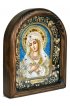 Икона Божией Матери Умиление бисер и ткань, арт ДИ-364