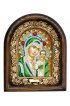 Икона Божией Матери Казанская из бисера и натуральных камней, арт ДИ-253