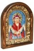 Икона Божией Матери Покров Пресвятой Богородицы из бисера 19 x 23 см, арт ДИ-022-2