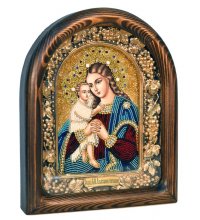 Икона Божией Матери Взыскание погибших из бисера, арт ДИ-030