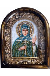 Икона Василисса Египетская из бисера, арт ДИ-684