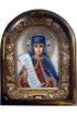 Икона Аполлинария преподобная из бисера, арт ДИ-685