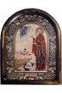 Икона Давид Гареджийский из бисера, арт ДИ-686