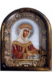 Икона Елена равноапостольная из бисера, арт ДИ-692
