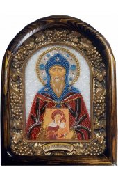 Икона Арсений Коневский из бисера, арт ДИ-702