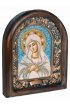 Икона Божией Матери Умиление бисер и жемчуг, арт ДИ-368