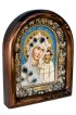 Икона Божией Матери Казанская из бисера и натуральных камней, арт ДИ-231