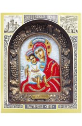 Икона Божья Матерь Достойно есть из бисера, арт ДИ-063