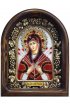 Икона Божией Матери Умягчение злых сердец бисер и натуральные камни, арт ДИ-331