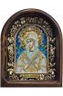 Икона Божией Матери Семистрельная бисер и натуральные камни, арт ДИ-332