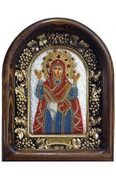 Икона Божья Матерь Нерушимая стена из бисера, арт ДИ-010