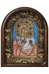 Икона Божией Матери Неувядаемый цвет из бисера, арт ДИ-319