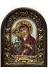 Икона Божией Матери Троеручица из бисера, арт ДИ-357