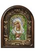 Икона Божией Матери Умиление бисер жемчуг, арт ДИ-387