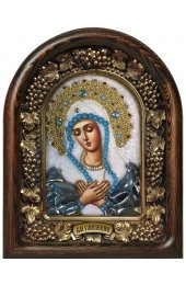 Икона Божья Матерь Умиление из бисера, арт ДИ-019