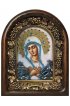 Икона Божья Матерь Умиление из бисера, арт ДИ-019